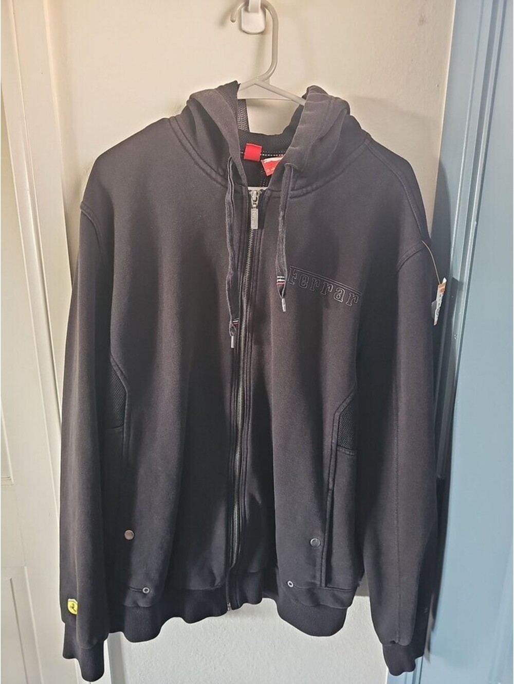 Puma Ferrari Black Zip-Up Hoodie